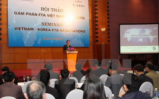 Hàn Quốc và Việt Nam tiến hành vòng đàm phán FTA thứ 9