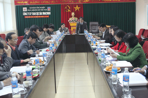 Công đoàn TKV nghe báo cáo phản ảnh năm 2014