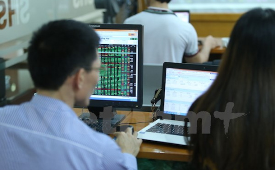 Năm mã chứng khoán niêm yết tăng, giảm mạnh nhất tuần
