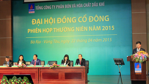 PVFCCo tổ chức thành công phiên họp Đại hội đồng cổ đông 2015