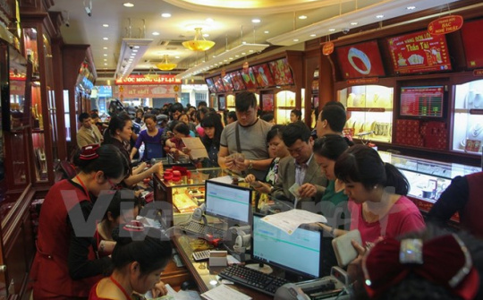 Vàng SJC và thương hiệu Rồng Thăng Long cùng quay đầu tăng giá