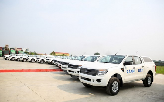 Công ty Ford Việt Nam bàn giao 75 xe Ranger XL cho Bộ Công an