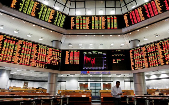 Màu xanh phủ khắp các sàn chứng khoán châu Á phiên đầu tuần