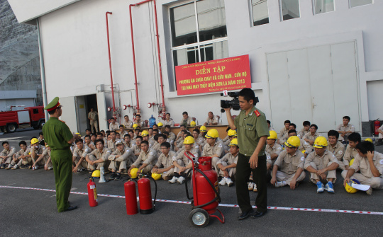 Văn hóa an toàn lao động tại Thủy điện Sơn La
