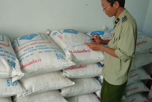 An Giang: thu giữ 1.950 kg đường nhập lậu
