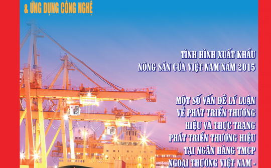 Tạp chí Công Thương - Kết quả NCKH số 12, tháng 12/2015