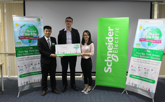 Schneider Electric công bố danh sách 100 đội thi lọt vào vòng bán kết cuộc thi "Go Green in the City" mùa thứ VI