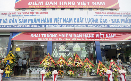 Thái Nguyên: Khai trương “Điểm bán hàng Việt Nam”