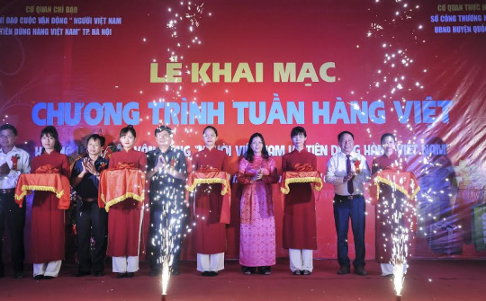 Tuần hàng Việt Nam tại huyện Quốc Oai: Cơ hội mở rộng thị trường cho các doanh nghiệp Việt
