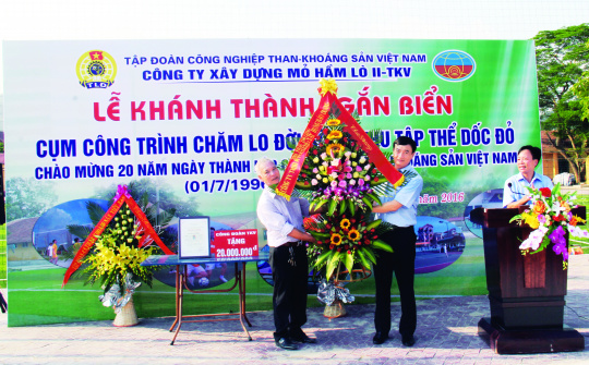 Công ty Xây dựng mỏ Hầm Lò II: Thiết thực chăm lo đời sống công nhân
