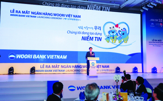 Wholly foreign-owned Woori Bank opens in Vietnam