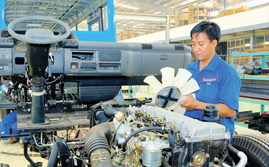Sản xuất công nghiệp Việt Nam tháng 08/2016 tăng nhẹ
