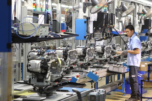 Industrial production increased by 7.4 percent in the first 9 months of 2016 