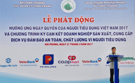 Phát động Ngày quyền của người tiêu dùng Việt Nam tại Hải Phòng