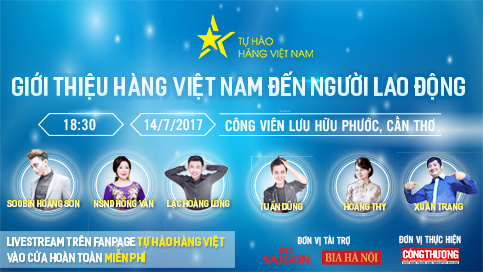 Gặp gỡ Soobin Hoàng Sơn, NSND Hồng Vân trong chương trình "Giới thiệu hàng Việt Nam đến người lao động"