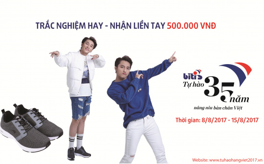 Khởi động Microsite 2017 của Biti’s từ 8/9 – 15/8