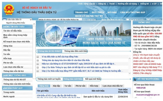 Thành lập Ban Chỉ đạo quốc gia về đấu thầu qua mạng