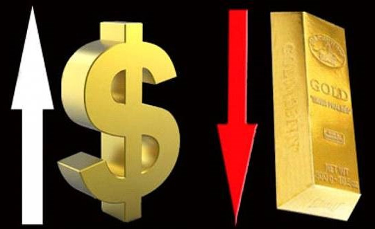Giá vàng thế giới giảm do đồng USD mạnh lên