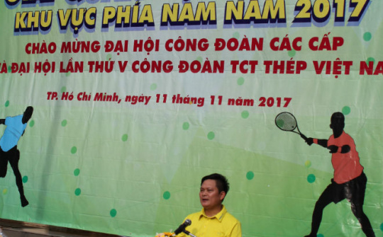 Cụm VHTT trong Tổng công ty Thép Việt Nam- CTCP tưng bừng thi đấu mừng Đại hội Công đoàn các cấp