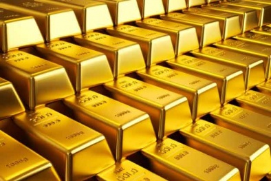 Giá vàng vọt lên mức cao nhất trong một tháng 