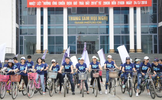 Lào Cai hưởng ứng Chiến dịch Giờ Trái đất 