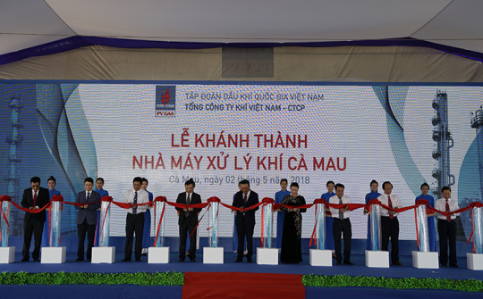 Khánh thành Nhà máy xử lý khí Cà Mau