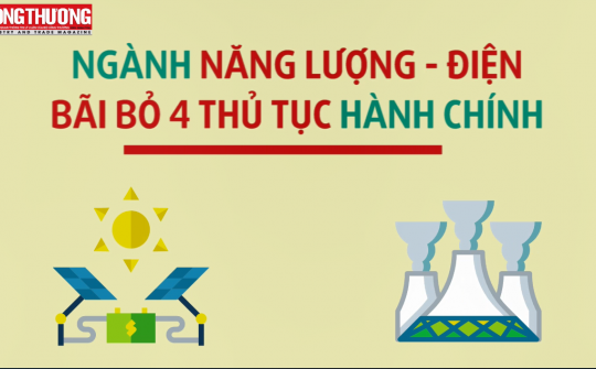 Ngành năng lượng - điện bãi bỏ 4 thủ tục hành chính
