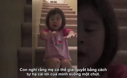 Cô bé 6 tuổi khuyên mẹ "đừng làm cao" với bố  khiến cư dân mạng xúc động