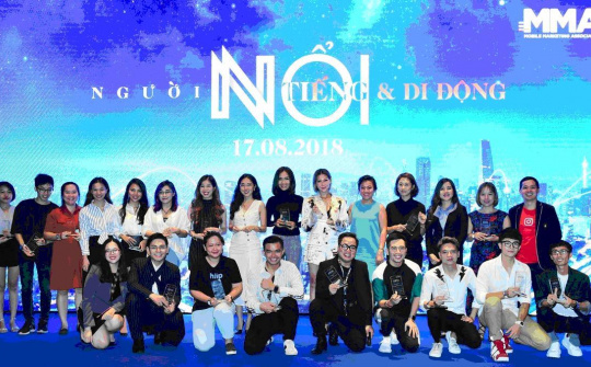 “Người nổi tiếng & Di động” - Vinh danh hơn 60 influencer 