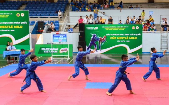 Khai mạc Giải Vovinam học sinh toàn quốc lần thứ III năm 2019 – Cúp Nestlé MILO