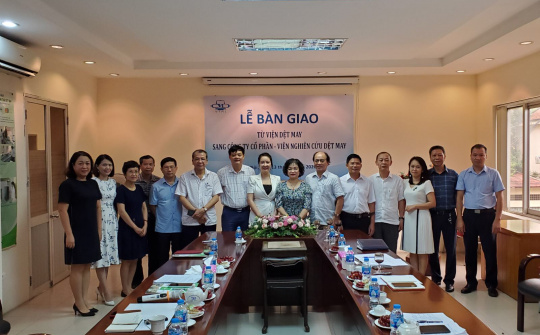 Viện Nghiên cứu Dệt May đẩy mạnh nghiên cứu khoa học công nghệ