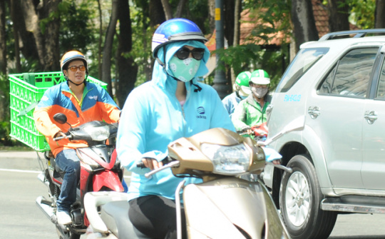 Chỉ số tia UV tại TP Hồ Chí Minh lên 12, có thể gây bỏng da và các bệnh về mắt