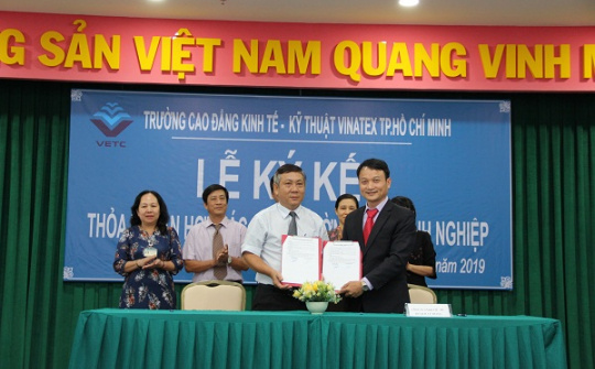 VETC ký thỏa thuận hợp tác giữa Nhà trường và doanh nghiệp