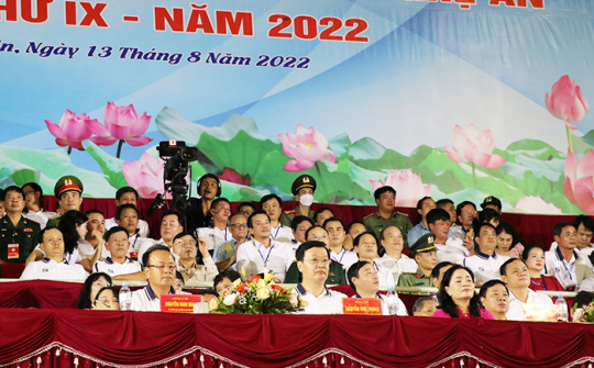 Khai mạc Đại hội Thể dục thể thao tỉnh Nghệ An lần thứ IX