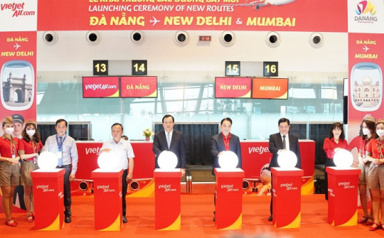 Bay dễ dàng giữa Đà Nẵng và New Delhi, Mumbai (Ấn Độ) cùng Vietjet