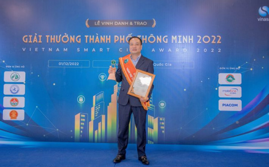 Công ty Cyber Eye nhận giải thưởng thành phố thông minh 2022 ngay lần đầu tiên tham dự
