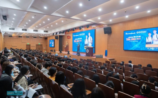 Sôi động Ngày hội tuyển dụng “Thực tập viên Tiềm năng Sacombank 2023” dành cho sinh viên HUFI