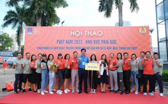 PVEP từng bừng Khai mạc Hội thao năm 2022 – Khu vực phía Bắc
