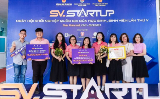 Dự án Symcocha của sinh viên HUFI đạt 2 giải tại Cuộc thi SV.Startup