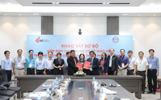 IUH khảo sát sơ bộ kiểm định chất lượng cơ sở giáo dục chu kỳ 2