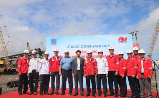 PVEP: Khởi công công trình Dự án phát triển mỏ Đại Hùng Pha 3, Lô 05.1a