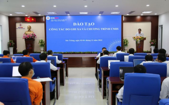 ĐIện lực Sóc Trăng đào tạo công tác ghi xa và Chương trình Cmis