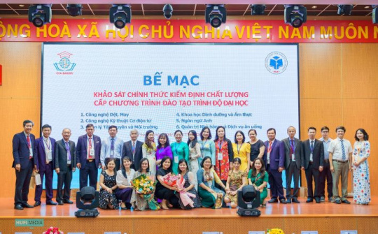 Bế mạc đợt khảo sát chính thức đánh giá ngoài 6 chương trình đào tạo trình độ Đại học