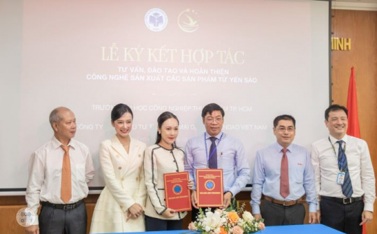 HUFI hợp tác đào tạo và hoàn thiện công nghệ sản xuất các sản phẩm từ Yến