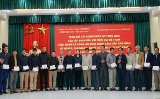 PVEP: Nghĩa tình với Đồng bào nghèo Xuân Quý Mão