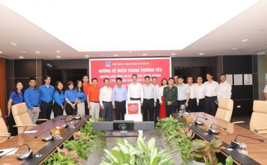 PVEP: Quyên góp ủng hộ đồng bào miền Trung khắc phục hậu quả bão lũ