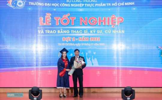 HUFI: Tổ chức lễ Tốt nghiệp và Trao bằng thạc sĩ, kỹ sư, cử nhân đợt 2 năm 2022