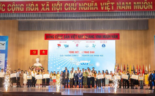 HUFI đạt nhiều giải cao tại Giải thưởng Sinh viên nghiên cứu khoa học Euréka lần thứ 24