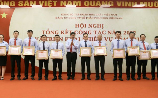 Đảng ủy Công ty CP Phân bón Miền Nam: Khơi dậy nội lực, hoàn thành vượt mức 1 số chỉ tiêu chính