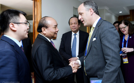 Thủ tướng gặp mặt các doanh nghiệp hàng đầu Hoa Kỳ